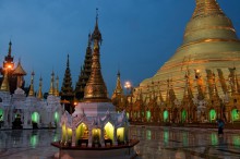 Shwedagon Pagode, Rangoon, Myanmar