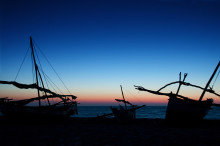 boat silhouettes